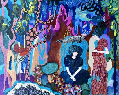 Breath of the Deep - a Paint Artowrk by layla Fathi Zadeh